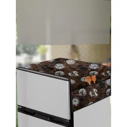 The Furnishing Tree Coffee Brown Printed Air Conditioner Cover-picture-36