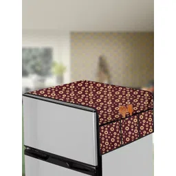 The Furnishing Tree Coffee Brown Printed Air Conditioner Cover-picture-26