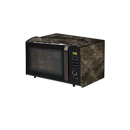 The Furnishing Tree Coffee Brown Printed Microwave Oven Cover-picture-23