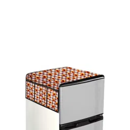 The Furnishing Tree Coffee Brown Printed Refrigerator Cover image 5