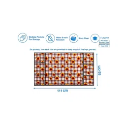 The Furnishing Tree Coffee Brown Printed Refrigerator Cover image 4