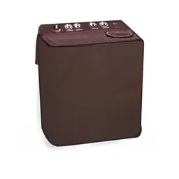 The Furnishing Tree Coffee Brown Printed Washing Machine Cover-picture-21