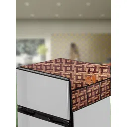 The Furnishing Tree Coffee Brown PVC Air Conditioner Cover-picture-21