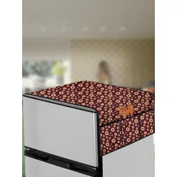 The Furnishing Tree Coffee Brown PVC Air Conditioner Cover-picture-20