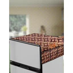 The Furnishing Tree Coffee Brown PVC Air Conditioner Cover-picture-11