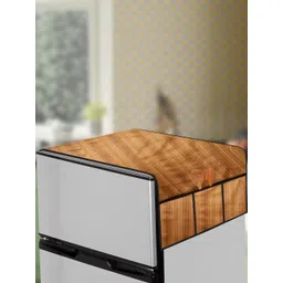 The Furnishing Tree Cream Plastic Refrigerator Cover-picture-18