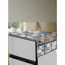 The Furnishing Tree Cream Plastic Refrigerator Cover-picture-37