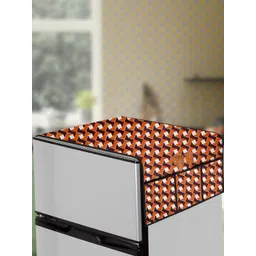 The Furnishing Tree Fridge Top Cover Compatible for Samsung RR24C2Y23CR/NL, 223 LTR WxL 65x111 in C-picture-30