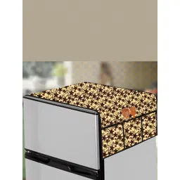 The Furnishing Tree Fridge Top Cover Compatible for Samsung RR24C2Y23S8/NL, 223 LTR WxL 65x111 in C-picture-22