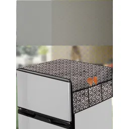 The Furnishing Tree Fridge Top Cover Compatible for Samsung RT28C3742S8/HL, 236 LTR WxL 65x111 in C-picture-27