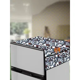 The Furnishing Tree Grey Plastic Refrigerator Cover-picture-21