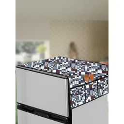 The Furnishing Tree Grey Plastic Refrigerator Cover-picture-31