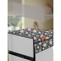 The Furnishing Tree Grey Plastic Refrigerator Cover-picture-15