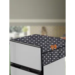 The Furnishing Tree Grey Printed Refrigerator Cover-picture-12