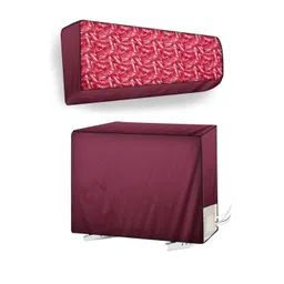 The Furnishing Tree Maroon Plastic Air Conditioner Cover-picture-30