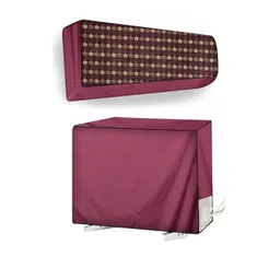The Furnishing Tree Maroon Plastic Air Conditioner Cover-picture-18