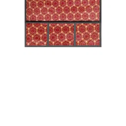 The Furnishing Tree Maroon Plastic Refrigerator Cover image 4