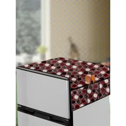 The Furnishing Tree Maroon Printed Air Conditioner Cover-picture-25