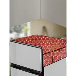 The Furnishing Tree Maroon Printed Air Conditioner Cover-picture-35