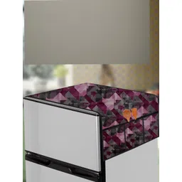 The Furnishing Tree Maroon Printed Air Conditioner Cover-picture-23