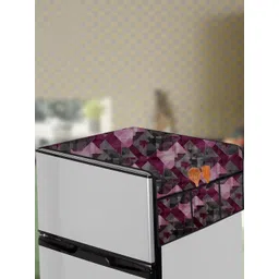 The Furnishing Tree Maroon Printed Air Conditioner Cover-picture-30