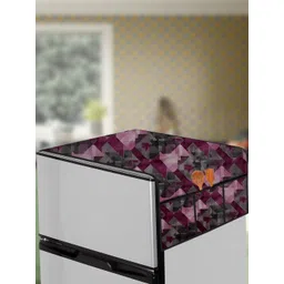 The Furnishing Tree Maroon Printed Air Conditioner Cover-picture-28