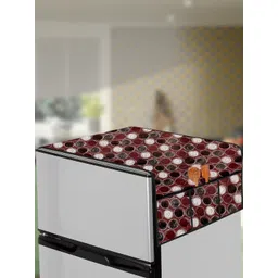 The Furnishing Tree Maroon Printed Air Conditioner Cover-picture-39