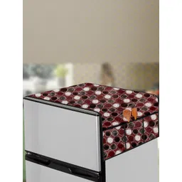 The Furnishing Tree Maroon Printed Air Conditioner Cover-picture-24