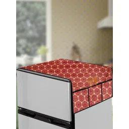 The Furnishing Tree Maroon Printed Air Conditioner Cover-picture-25