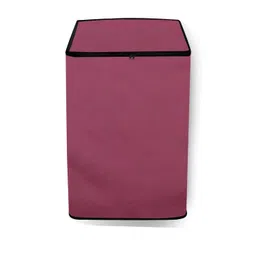 The Furnishing Tree Maroon Printed Washing Machine Cover-picture-16