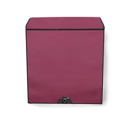 The Furnishing Tree Maroon Printed Washing Machine Cover image 2