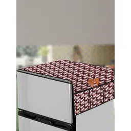 The Furnishing Tree Maroon PVC Air Conditioner Cover-picture-22