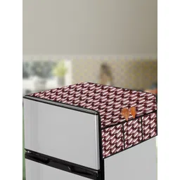 The Furnishing Tree Maroon PVC Air Conditioner Cover-picture-24