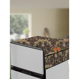 The Furnishing Tree Mustard Plastic Refrigerator Cover-picture-34