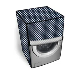The Furnishing Tree Navy Blue Printed Washing Machine Cover-picture-14