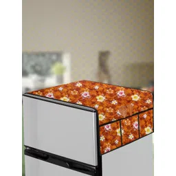 The Furnishing Tree Orange Printed Air Conditioner Cover-picture-41