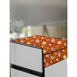 The Furnishing Tree Orange Printed Air Conditioner Cover-picture-29