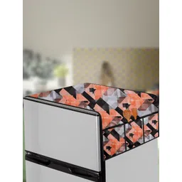 The Furnishing Tree Orange Printed Air Conditioner Cover-picture-20