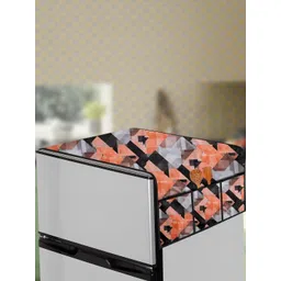 The Furnishing Tree Orange Printed Air Conditioner Cover-picture-40