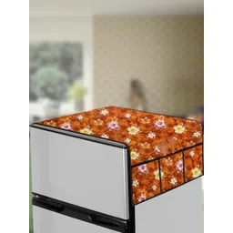 The Furnishing Tree Orange Printed Air Conditioner Cover-picture-39