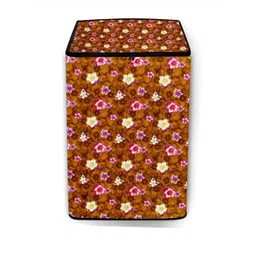 The Furnishing Tree Orange Printed Washing Machine Cover-picture-33