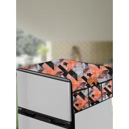 The Furnishing Tree Orange PVC Air Conditioner Cover-picture-31