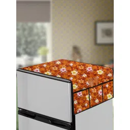 The Furnishing Tree Orange PVC Air Conditioner Cover-picture-17