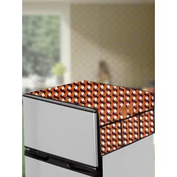 The Furnishing Tree Orange PVC Air Conditioner Cover-picture-21