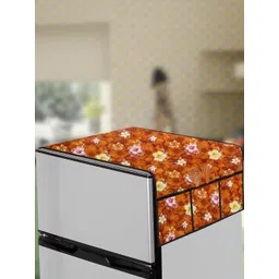 The Furnishing Tree Orange PVC Air Conditioner Cover-picture-36