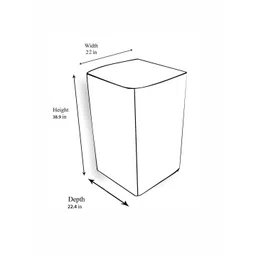 The Furnishing Tree Plastic Washing Machine Covers image 5