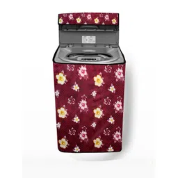 The Furnishing Tree Red Printed Washing Machine Cover-picture-17