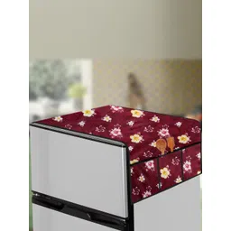 The Furnishing Tree Red PVC Air Conditioner Cover-picture-28