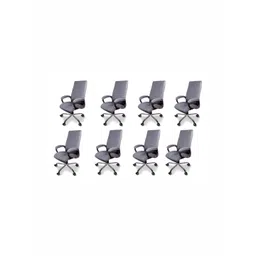 The Furnishing Tree Set Of 8 Grey Elastic Boss Chair Covers-picture-32