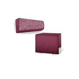 The Furnishing Tree Split AC Cover Set of Indoor and Outdoor Unit Used for 1 Ton Samsung AR12BYMANW-picture-30